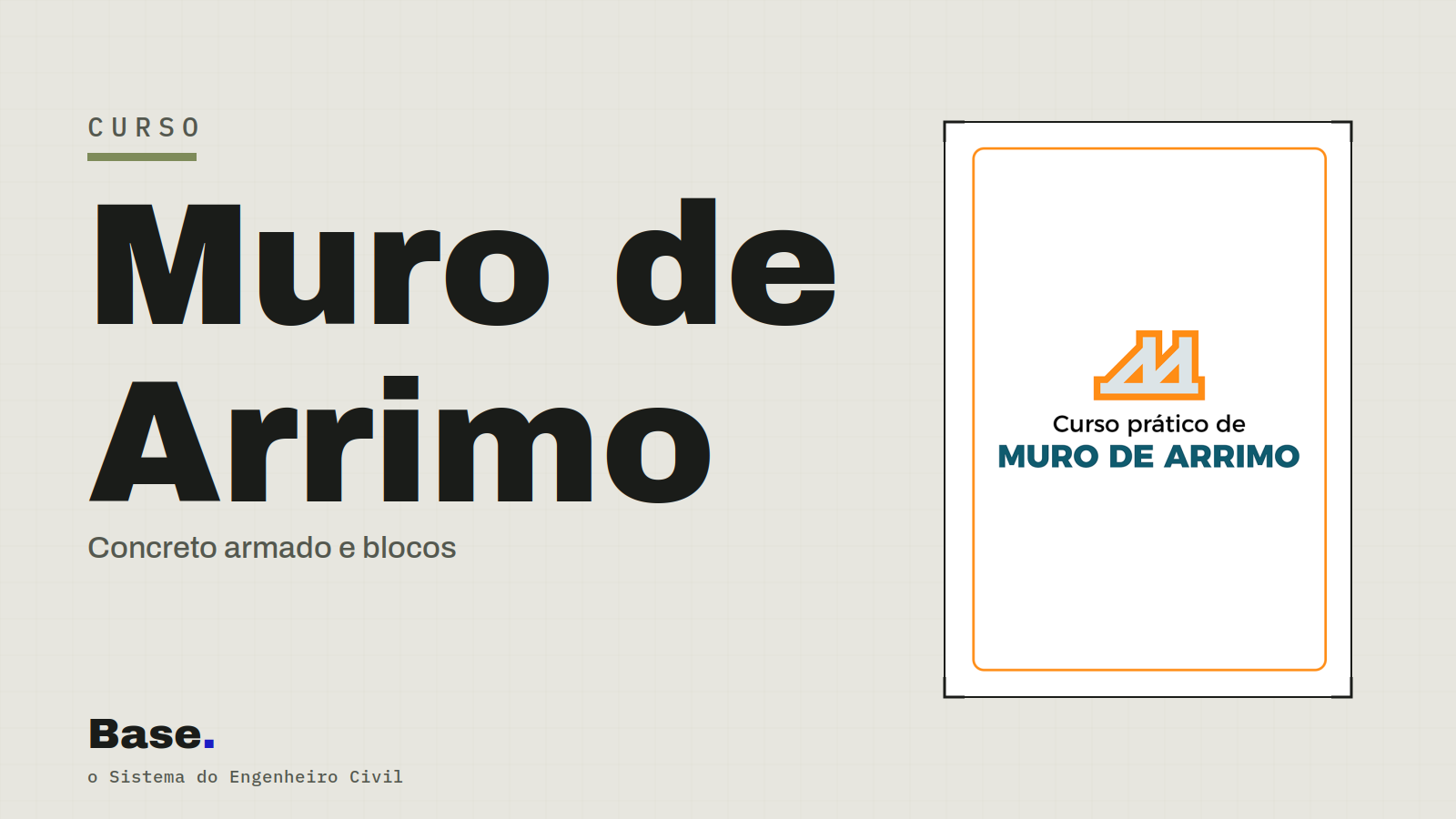 Curso: Muro de Arrimo