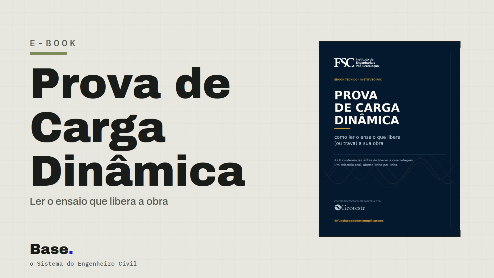 E-book: Prova de Carga Dinâmica