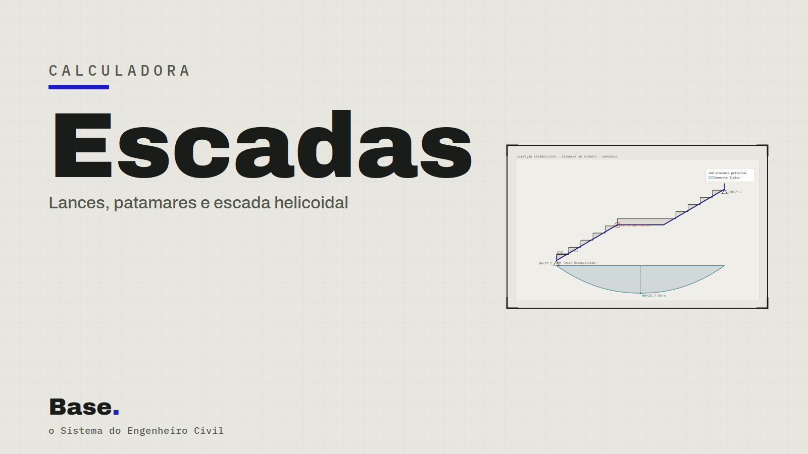 Calculadora: Escadas