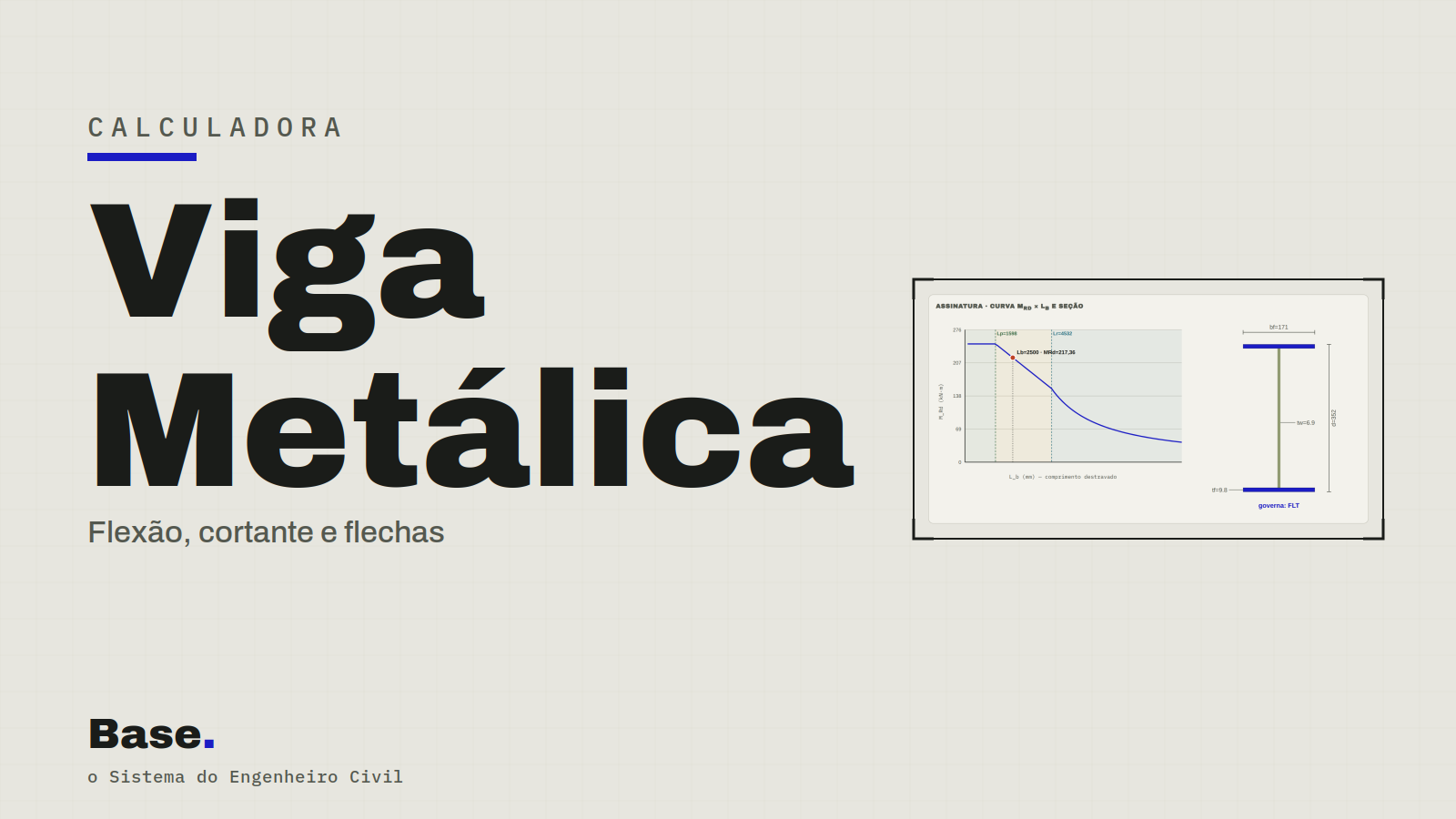 Calculadora: Viga Metálica